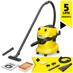 Zestaw Karcher WD 4 V-20/5/22 + Akcesoria do odkurzania samochodów