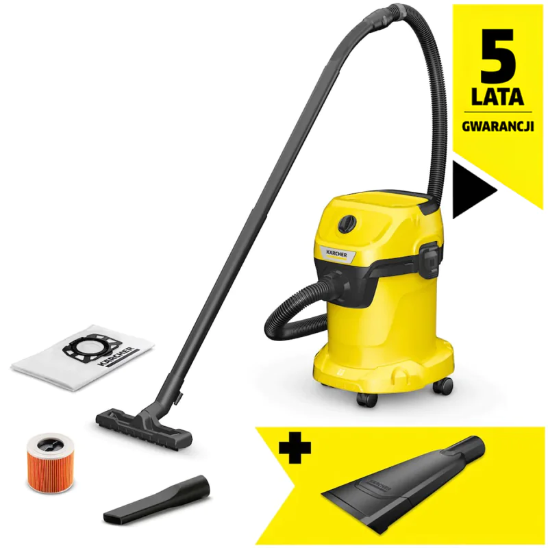 Zestaw Karcher WD 3 V-17/4/20 + Ssawka samochodowa