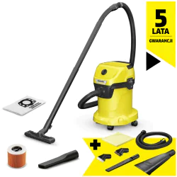 Zestaw Karcher WD 3 V-17/4/20 + Komplet do odkurzania samochodu