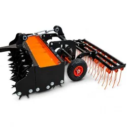 Aerator wertykulator do traktorka ogrodowego 3 rzędowy 100 cm