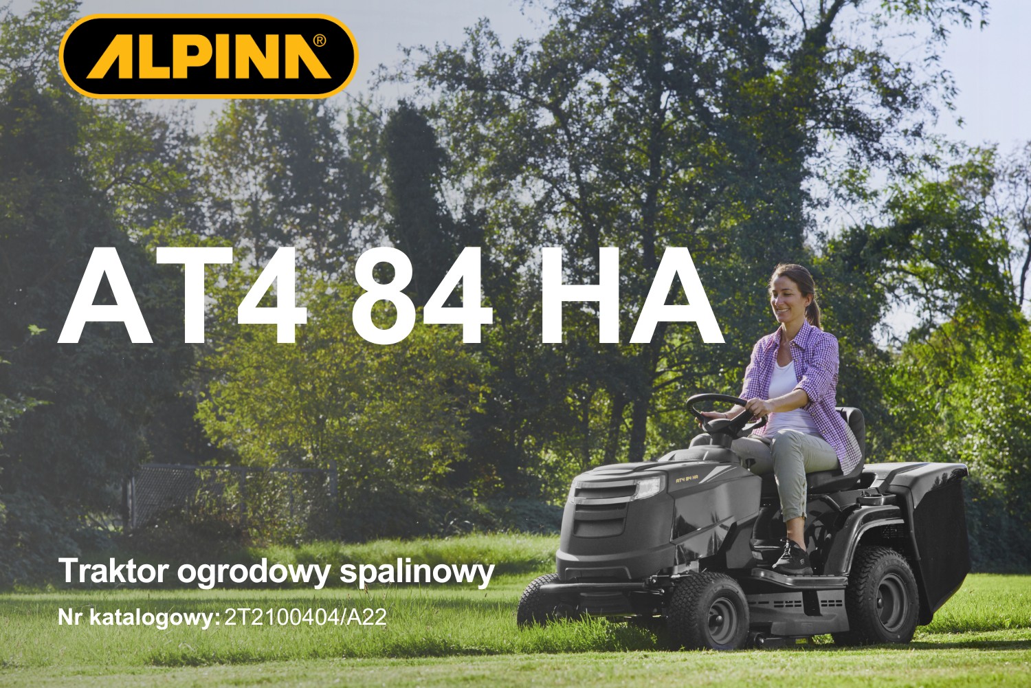 Traktor ogrodowy spalinowy Alpina AT4 84 HA 2T2100404/A22
