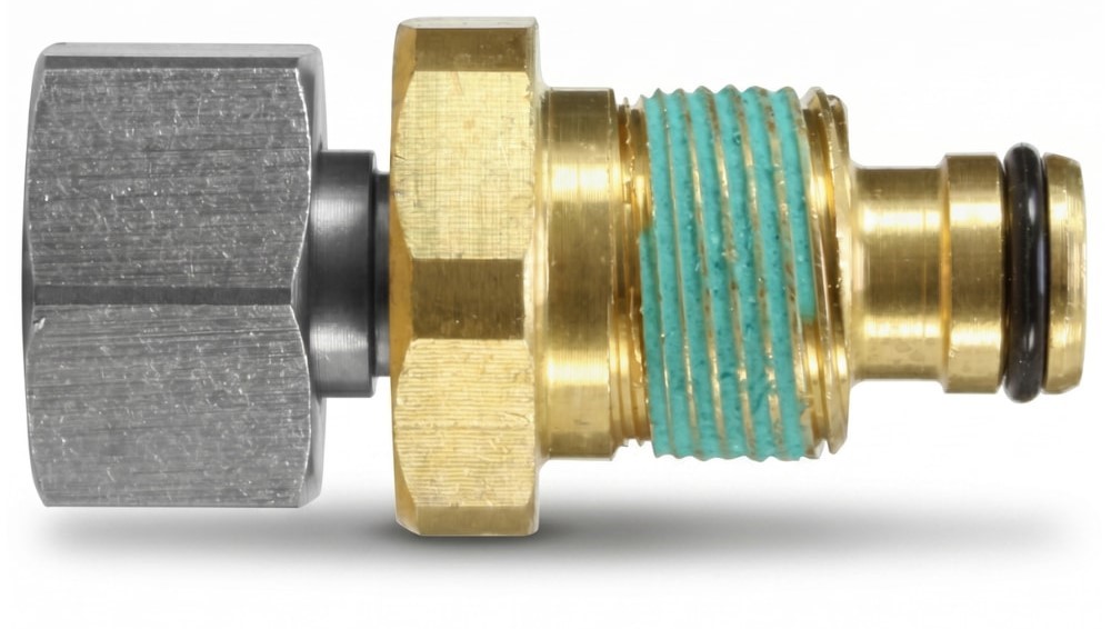 Adapter QuickLink M18F -> K-Lock TR20M, mosiądz, 400 bar, 150°C, do dysz Kärcher