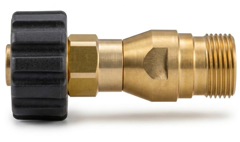 Adapter Quicklink M22F -> K-Lock TR22M, mosiądz, 400 bar, 150°C, do myjek HD/HDS