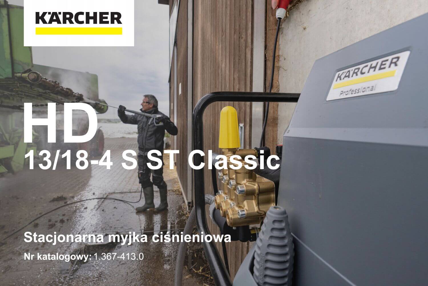 Stacjonarna myjka ciśnieniowa HD 13/18-4 S ST Classic 1.367-413.0
