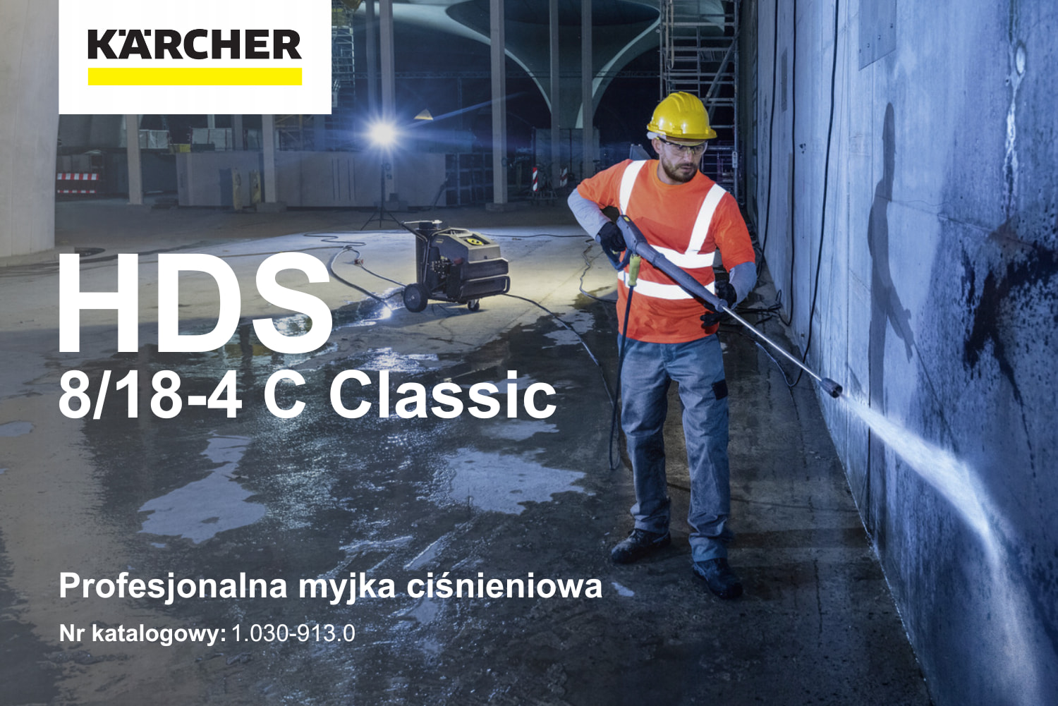 Myjka ciśnieniowa z podgrzewaniem wody Karcher HDS 8/18-4 C Classic 1.030-913.0