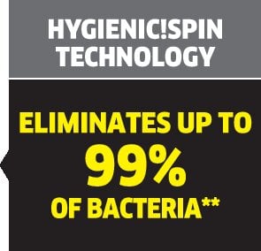 Technologia Hygienic!Spin - obrót padów w urządzeniu Kärcher FCV 3 1.056-122.0