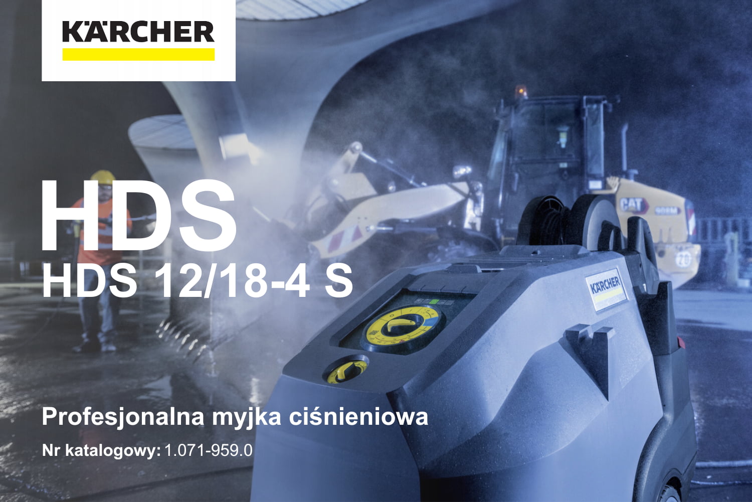 Myjka ciśnieniowa z podgrzewaniem wody Karcher HDS 12/18-4 S 1.071-959.0