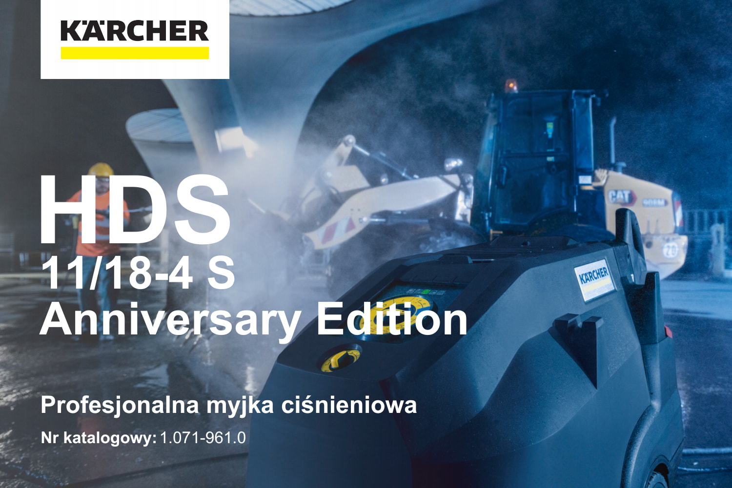 Myjka ciśnieniowa z podgrzewaniem wody Karcher HDS 11/18-4 S Anniversary Edition 1.071-961.0