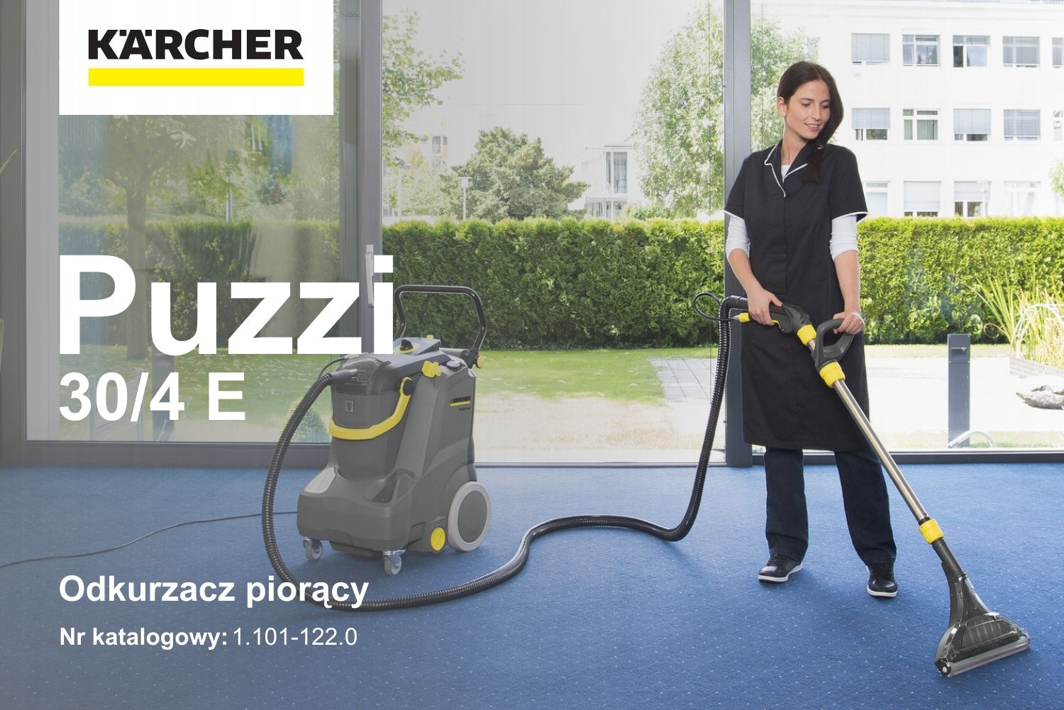 Profesjonalny odkurzacz piorący z podgrzewaniem wody Kärcher Puzzi 30/4 E 1.101-122.0