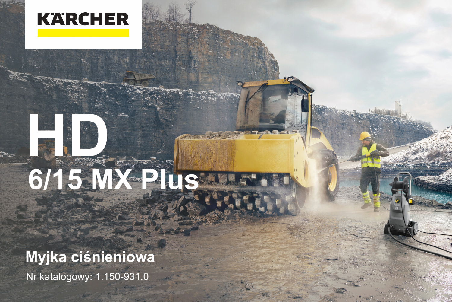 Myjka ciśnieniowa KARCHER HD 6/15 MX Plus 1.150-931.0