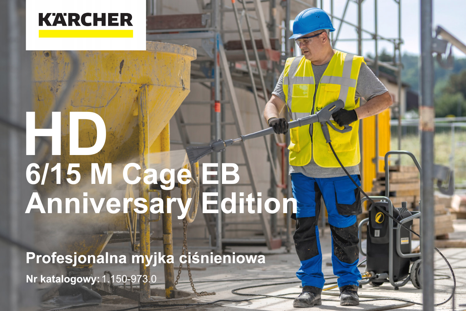 Myjka ciśnieniowa KARCHER HD 6/15 M CageEB Anniversary Edition 1.150-973.0