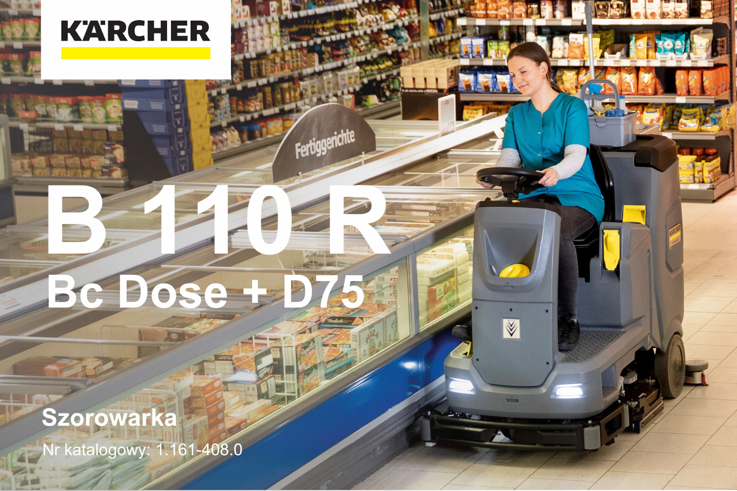 Szorowarka KARCHER B 110 R Bc Dose 1.161-408.0