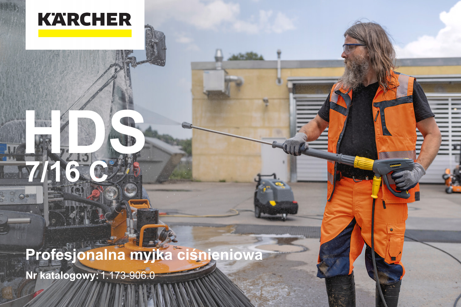 Myjka ciśnieniowa z podgrzewaniem wody Karcher HDS 7/16 C 1.173-906.0