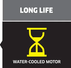 Ikona silnika chłodzonego wodą w urządzeniach Karcher serii K 7