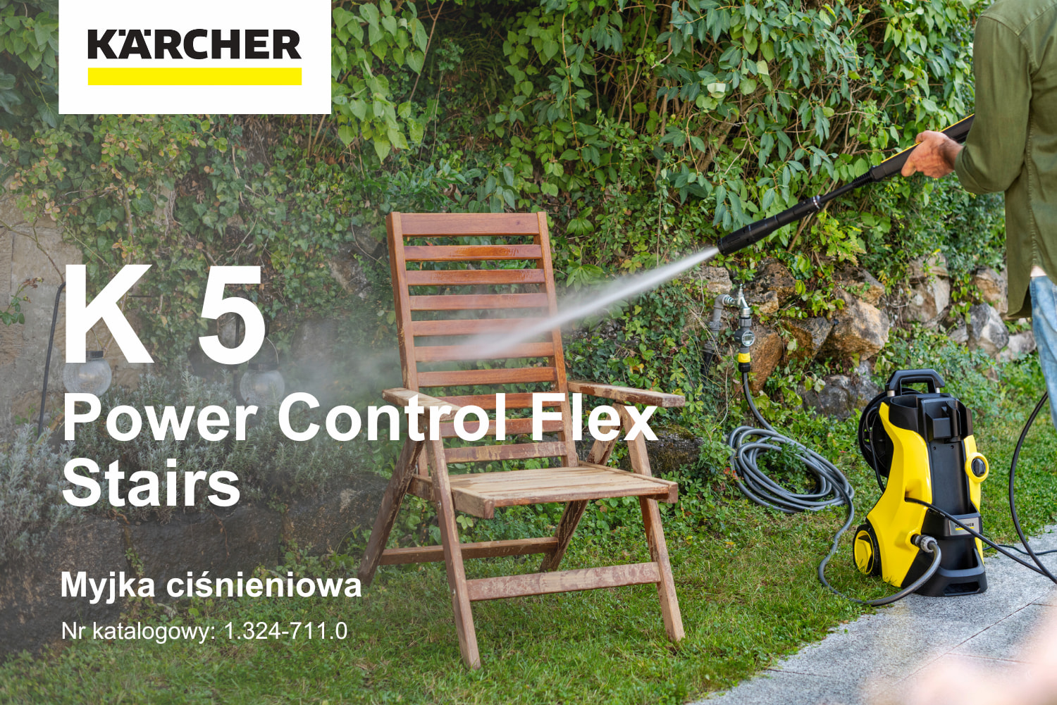 Myjka ciśnieniowa Karcher K 5 Power Control Flex Stairs 1.324-711.0