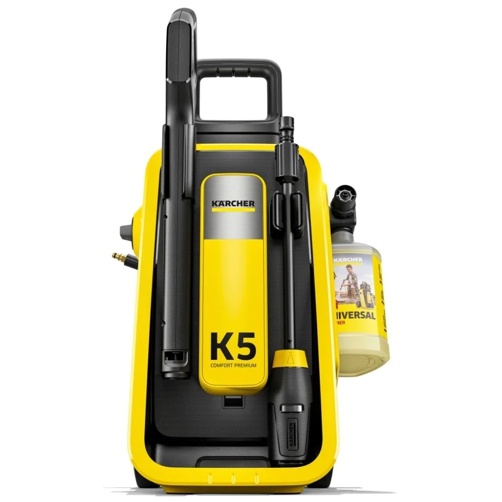 Zestaw myjki Karcher K 5 Comfort Premium Garden 1.324-811.0 z lancą Multi Jet, wężem PremiumFlex, pianownicą i akcesoriami ogrodowymi