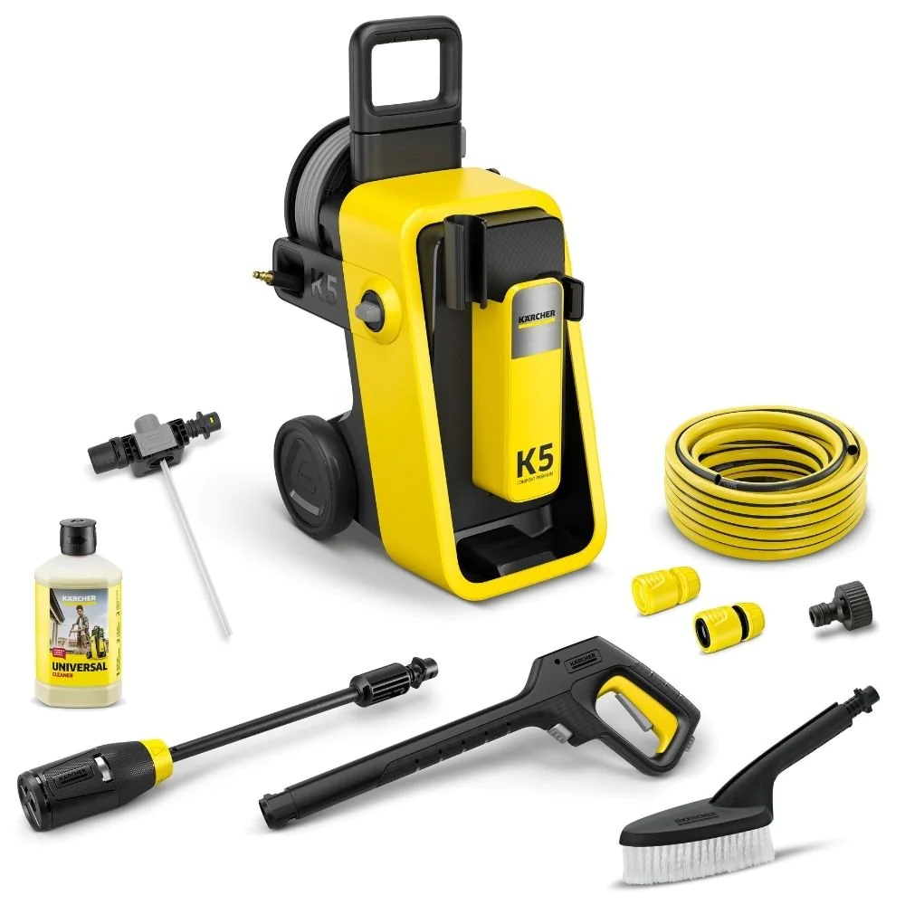 Czyszczenie tarasu drewnianego myjką Karcher K 5 Comfort Premium Garden