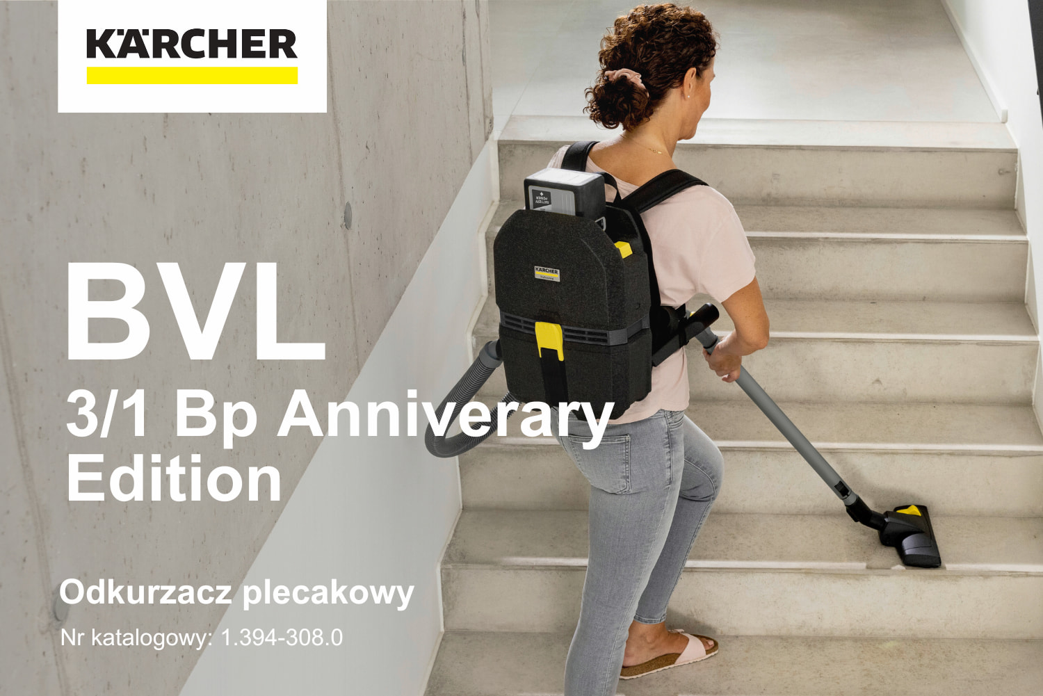 Odkurzacz plecakowy KARCHER BVL 3/1 Bp Anniverary Edition 1.394-308.0