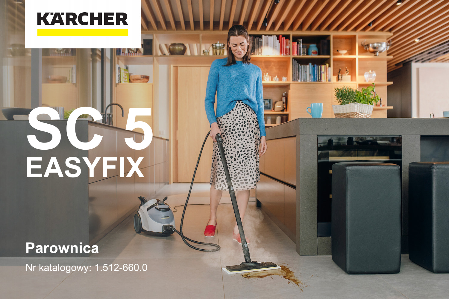 Parownica KARCHER SC 5 EasyFix Mop Parowy 1.512-660.0