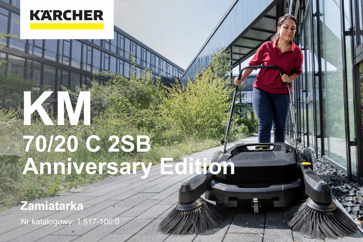 Zamiatarka KARCHER KM 70/20 C 2SB Anniversary Edition 1.517-100.0