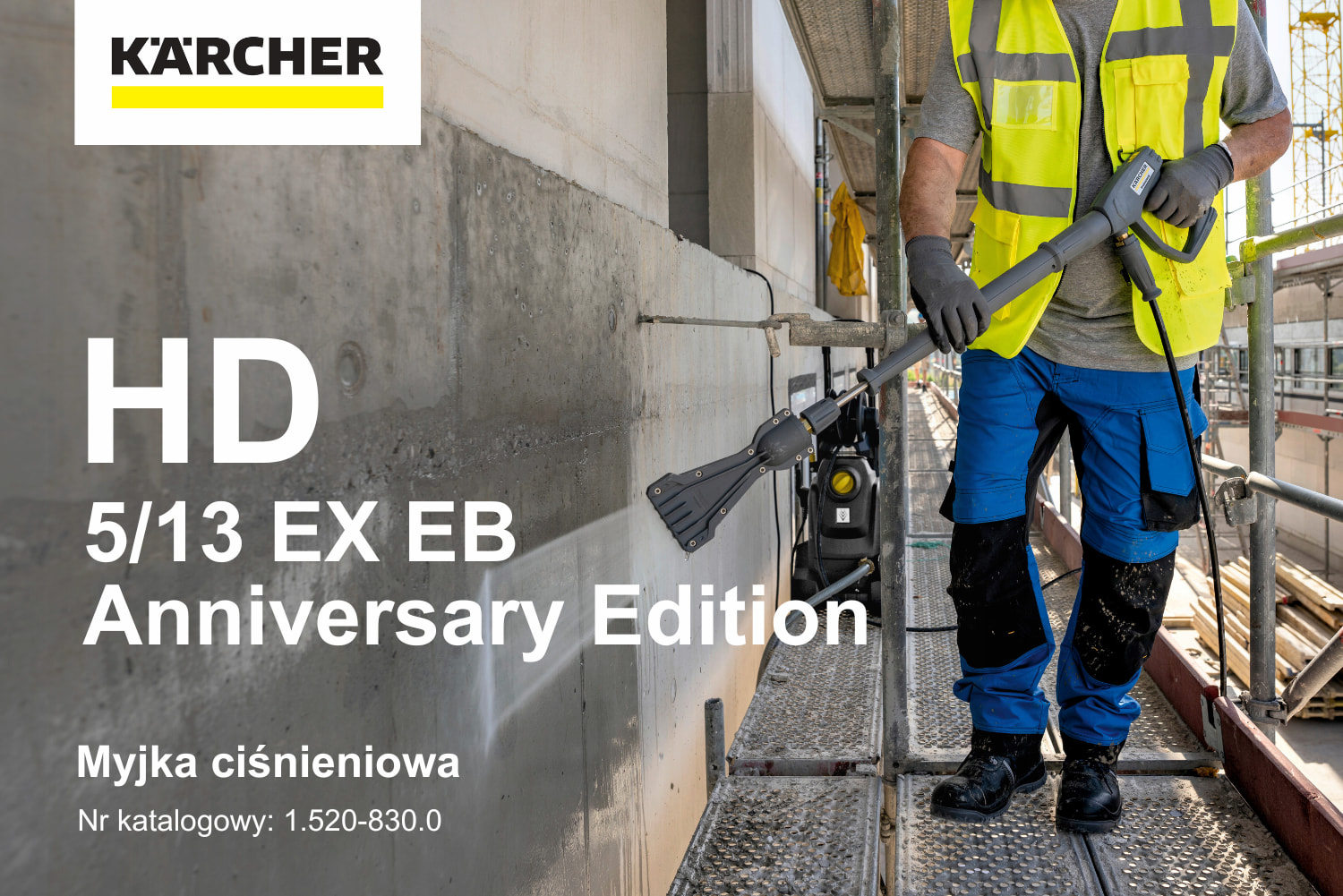 Myjka ciśnieniowa KARCHER HD 5/13 EX EB + Foam Classic Anniversary Edition 1.520-830.0