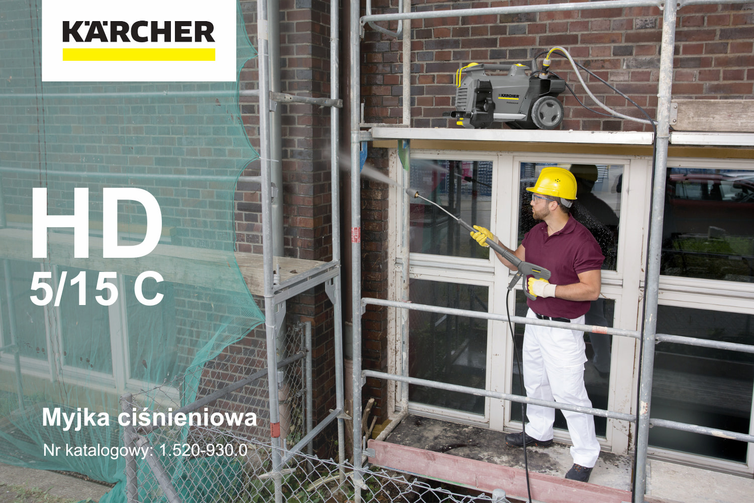 Myjka ciśnieniowa KARCHER HD 5/15 C 1.520-930.0