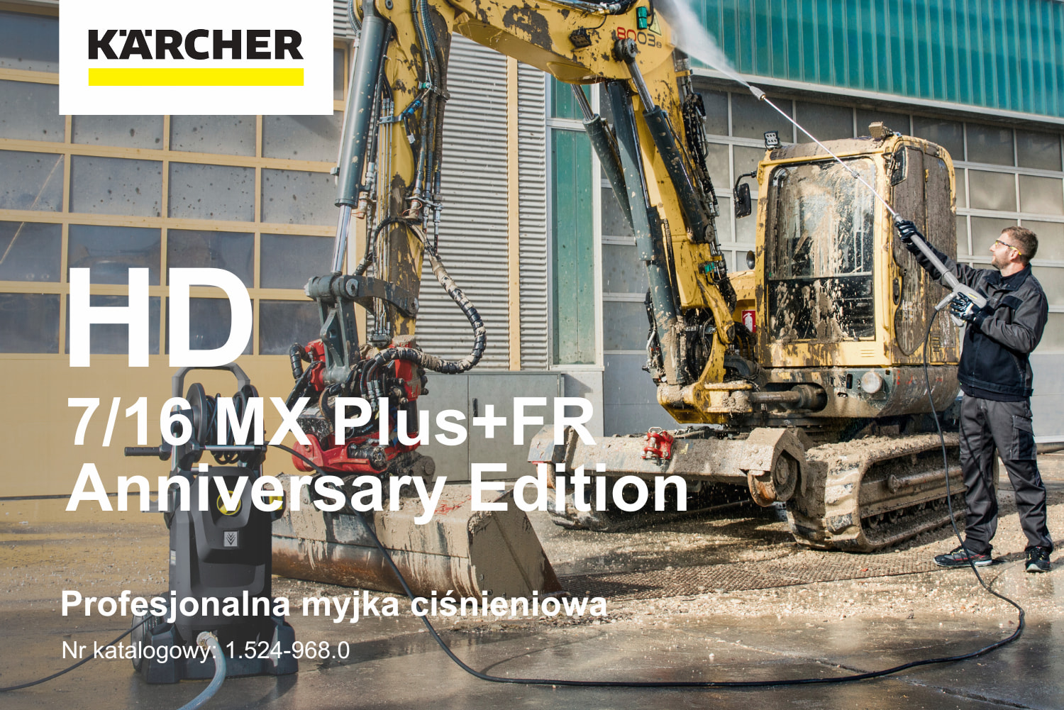 Myjka ciśnieniowa KARCHER HD 7/16 MX Plus + FR Anniversary Edition 1.524-968.0