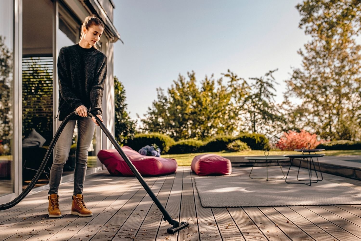 System przechowywania przewodu i narzędzi w odkurzaczu Karcher WD 4 V-20/5/22