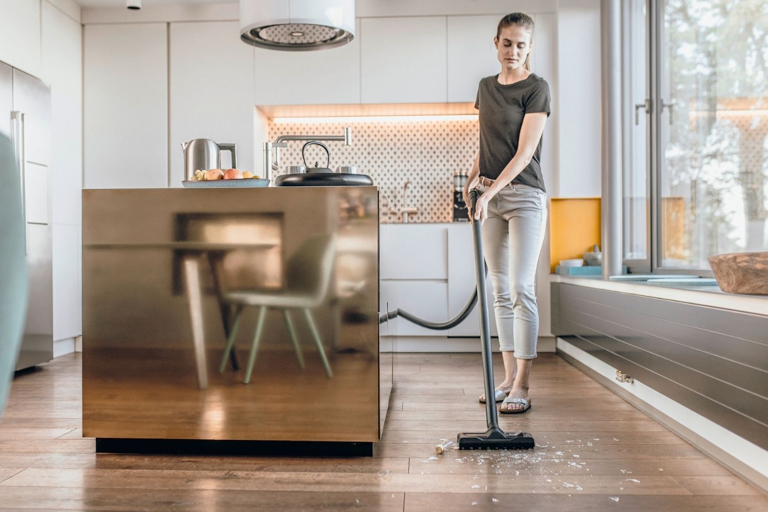 Płaski filtr falisty w odkurzaczu do pracy na mokro i sucho Kärcher WD 5 V-25/5/22 1.628-300.0.