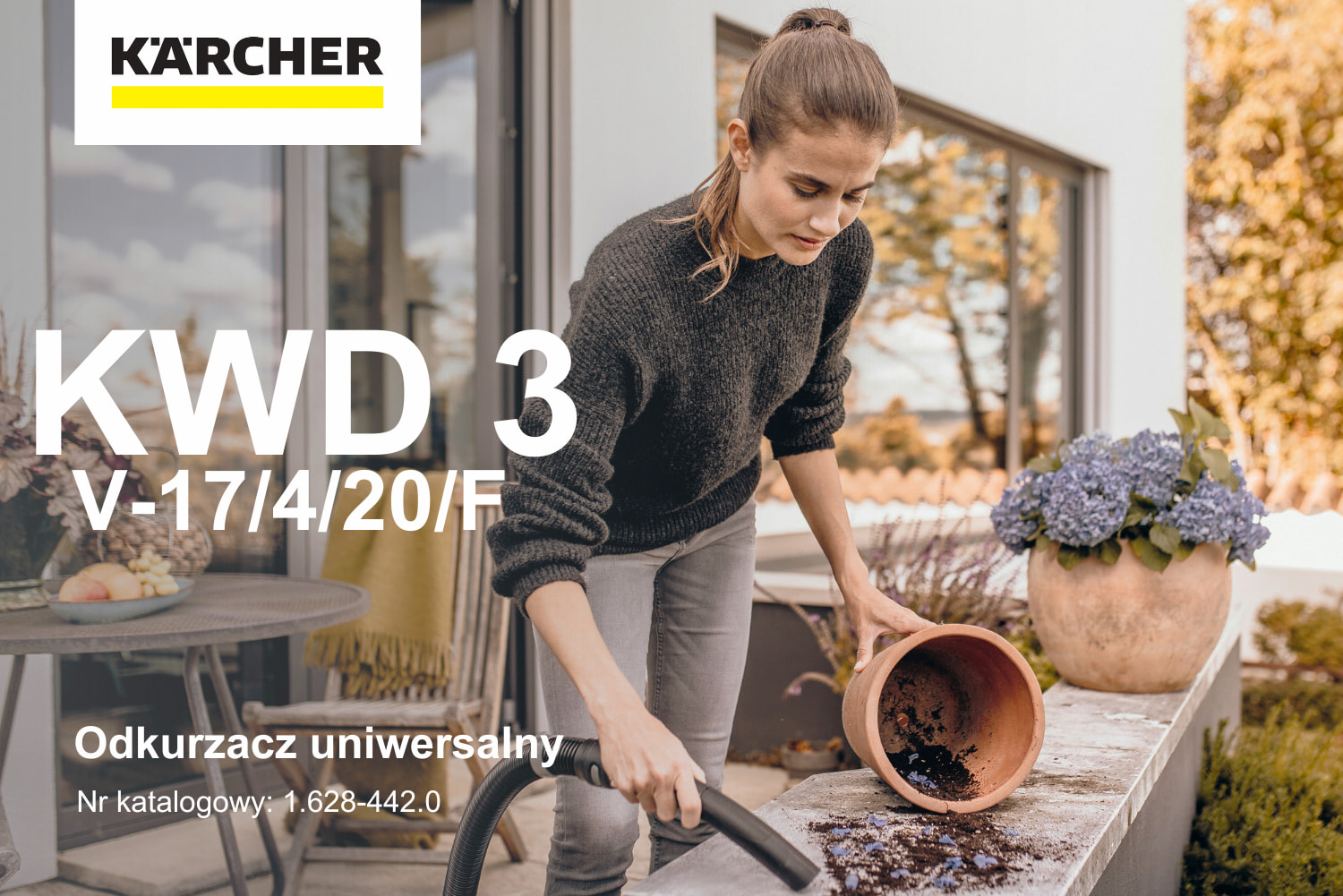 Odkurzacz Uniwersalny KARCHER KWD 3 V-17/4/20 1.628-442.0