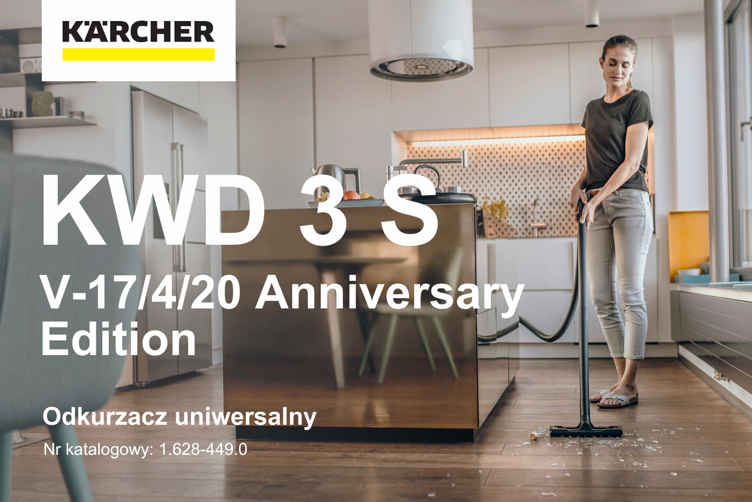 Odkurzacz Uniwersalny KARCHER KWD 3 S V-17/4/20 Anniversary Edition 1.628-449.0