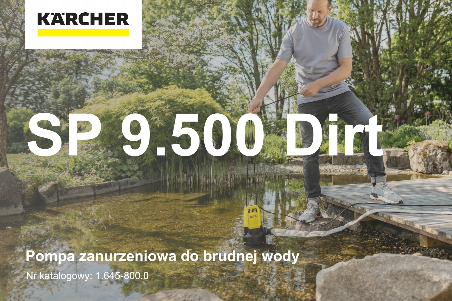 Pompa zanurzeniowa do wody brudnej Karcher SP 9.500 Dirt - 1.645-800.0