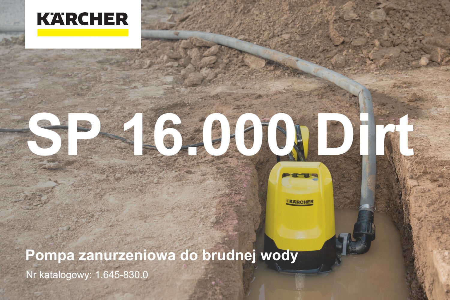 Pompa zanurzeniowa do wody brudnej Karcher SP 16.000 Dirt - 1.645-830.0