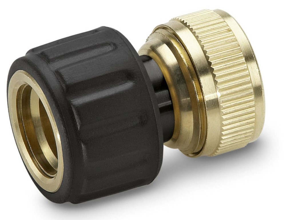 Złączka mosiężna na wąż 1/2 i 5/8 z Aquastop Karcher 2.645-017.0