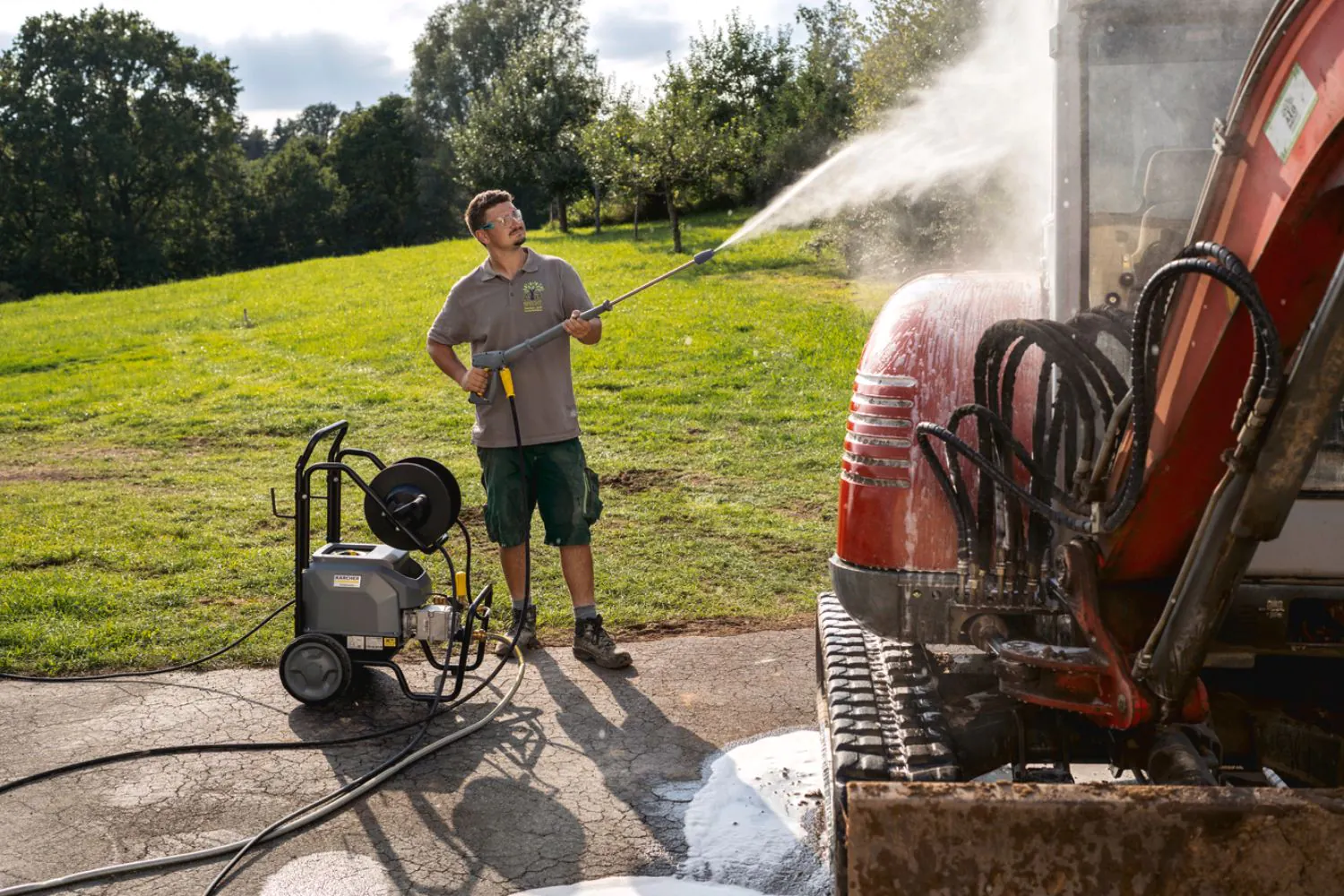 Dysza rotacyjna Karcher 040 - widok z boku