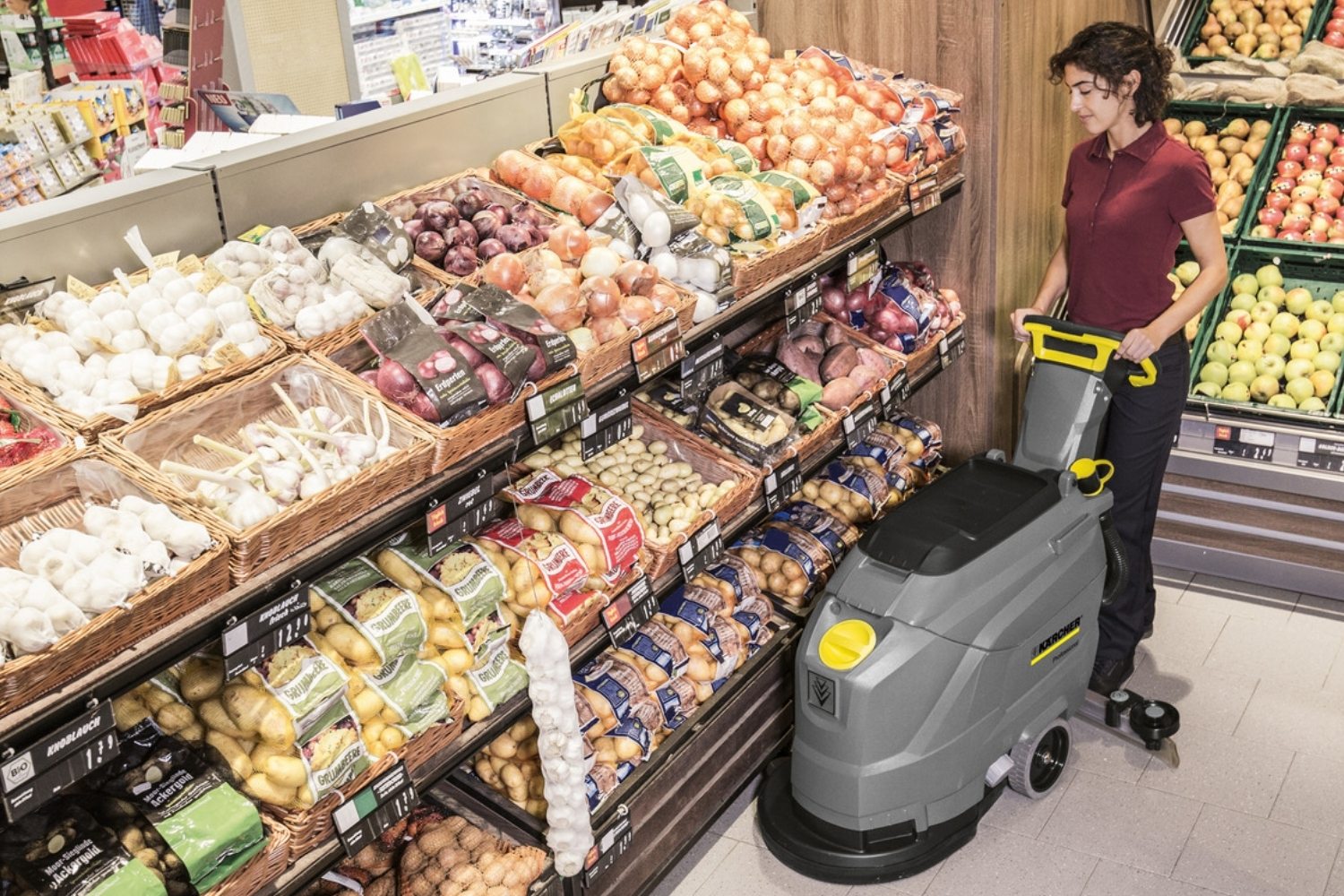 System centre lock w talerzu napędowym Karcher 403 mm do mocowania padów czyszczących