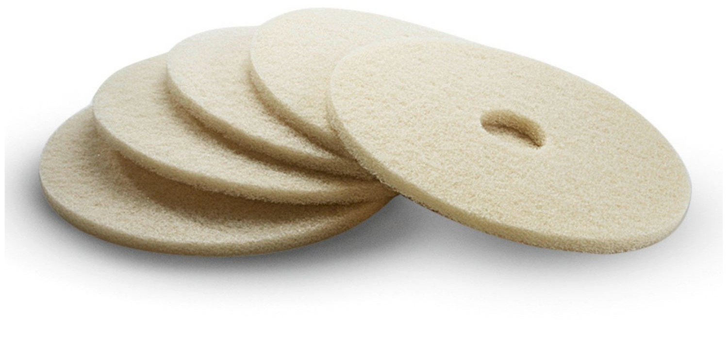 Beżowe pady Karcher do polerowania 508 mm miękkie 6.369-468.0
