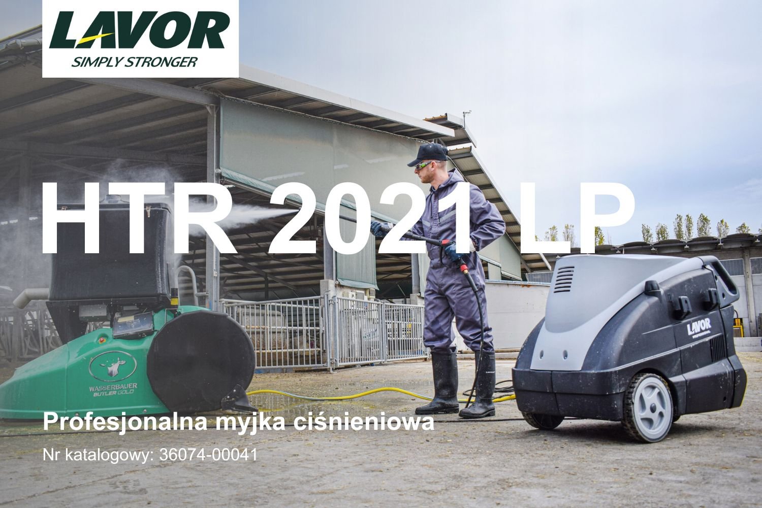 Myjka ciepłowodna Lavor HTR 2021 LP 36074-00041 z podgrzewaniem wody na zdjęciu produktu.