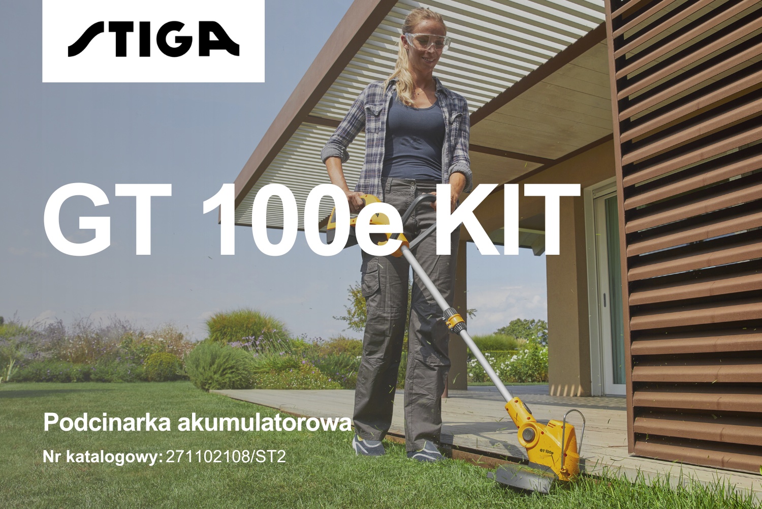 Podcinarka akumulatorowa Stiga GT 100e Zestaw 271102108/ST2