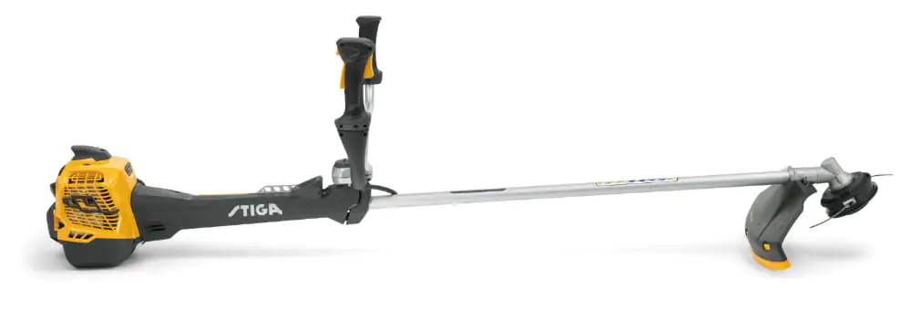 Przykład użycia wykaszarki podczas koszenia wysokiej trawy na większej powierzchni.