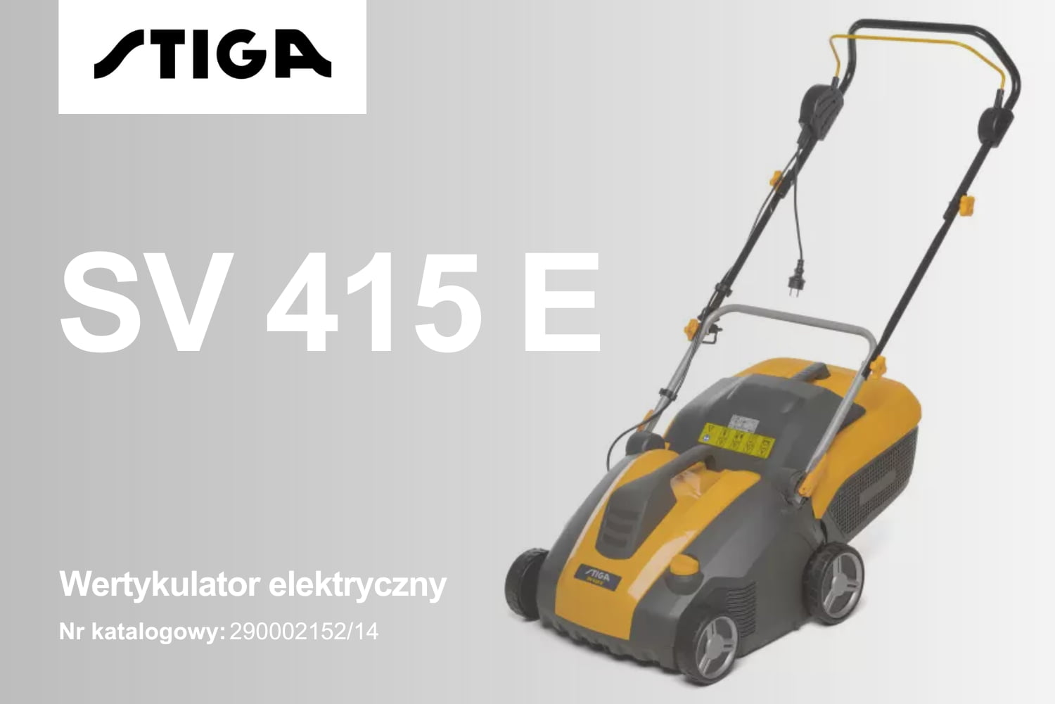 Wertykulator elektryczny Stiga SV 415 E 290002152/14