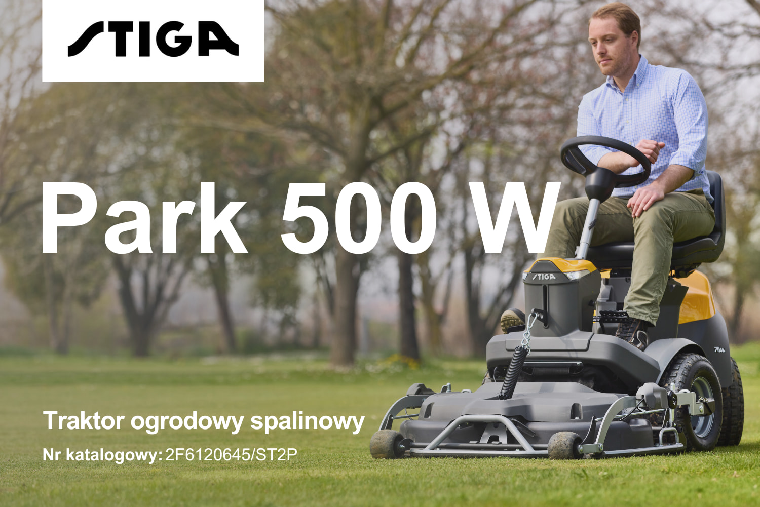 Traktor ogrodowy spalinowy Stiga Park 500 W 2F6120645/ST2P