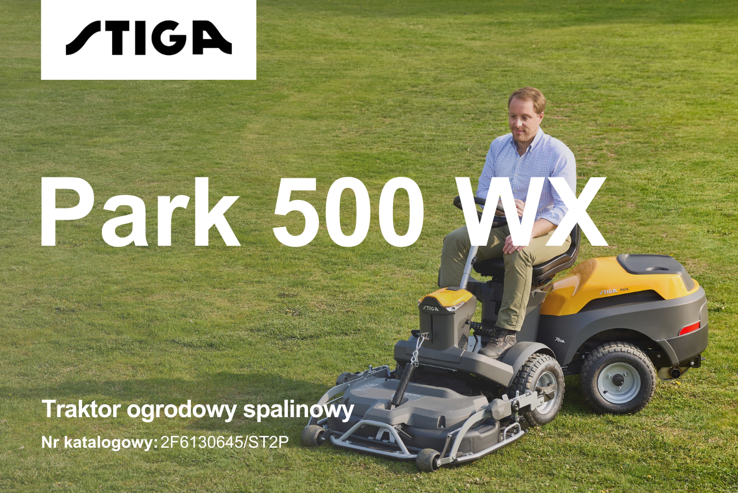 Traktorek ogrodowy spalinowy Stiga Park 500 WX 2F6130645/ST2P