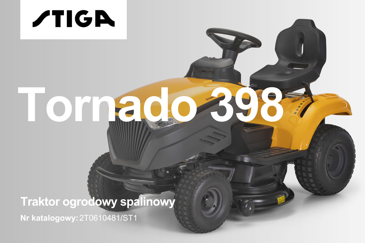 Traktor ogrodowy spalinowy Stiga Tornado 398 2T0610481/ST1