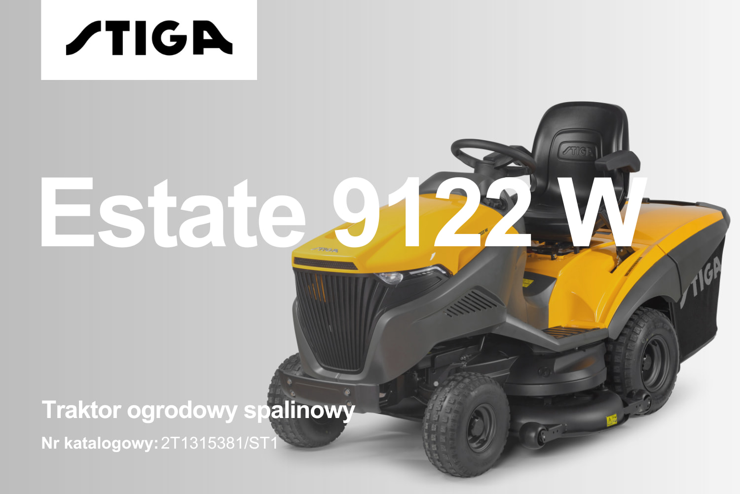 Traktor ogrodowy spalinowy Stiga Estate 9122 W 2T1315381/ST1