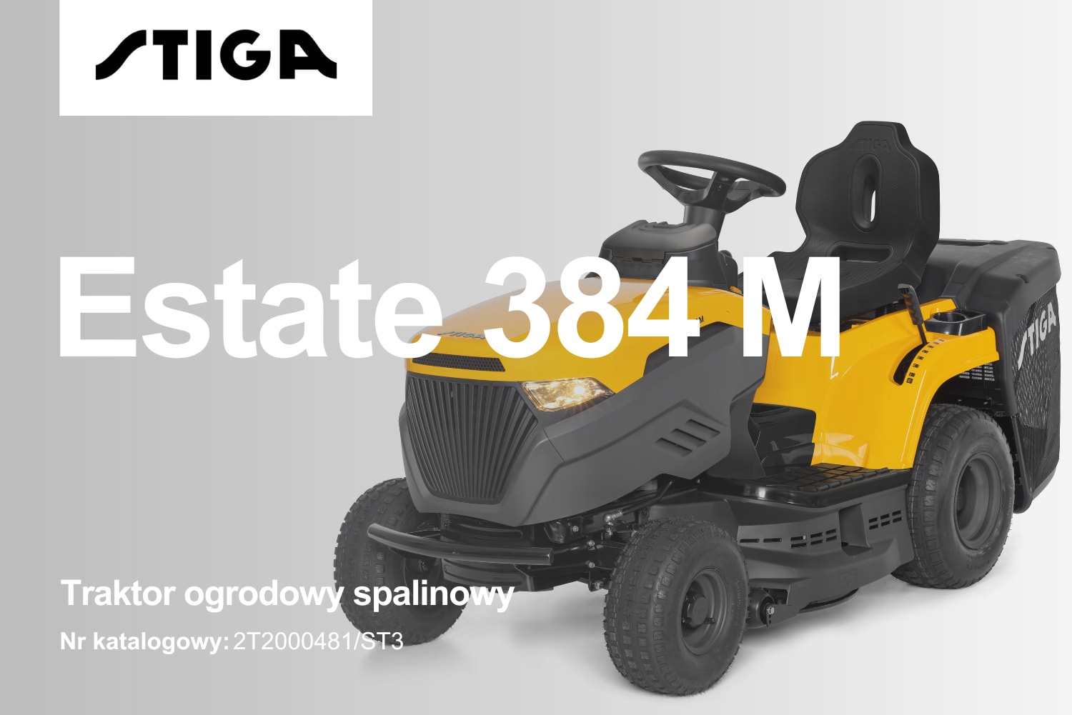 Traktor ogrodowy spalinowy Stiga Estate 384 M 2T2000481/ST3