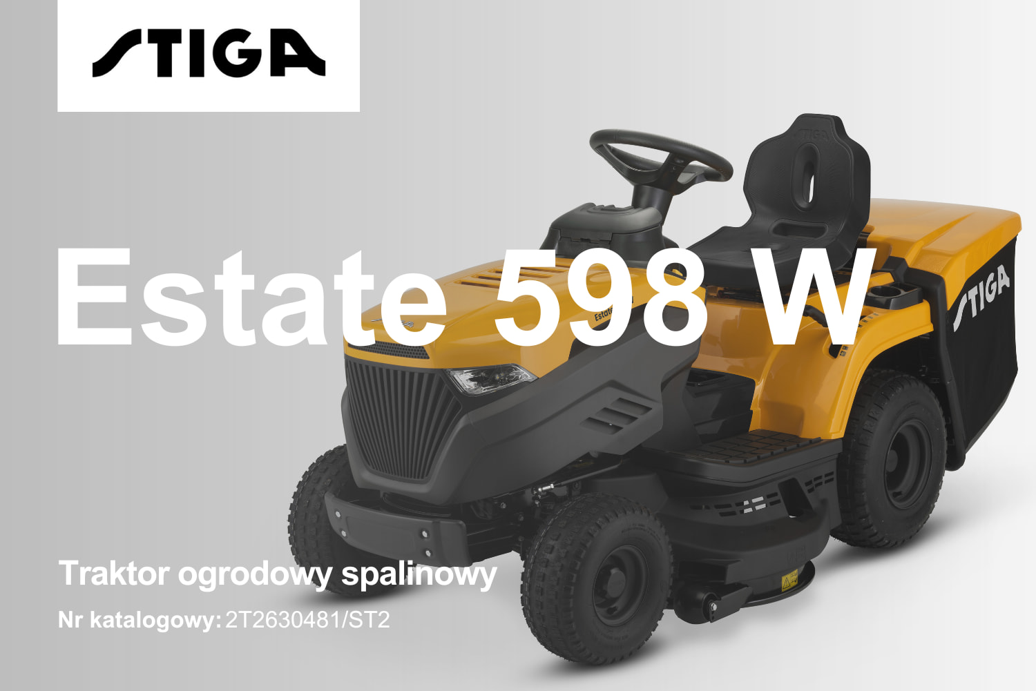 Traktor ogrodowy spalinowy Stiga Estate 598 W 2T2630481/ST2