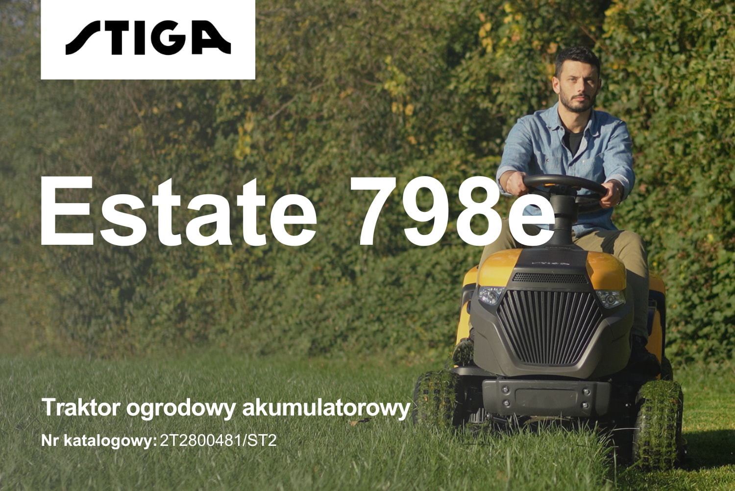 Traktorek ogrodowy akumulatorowy Stiga Estate 798e 2T2800481/ST2