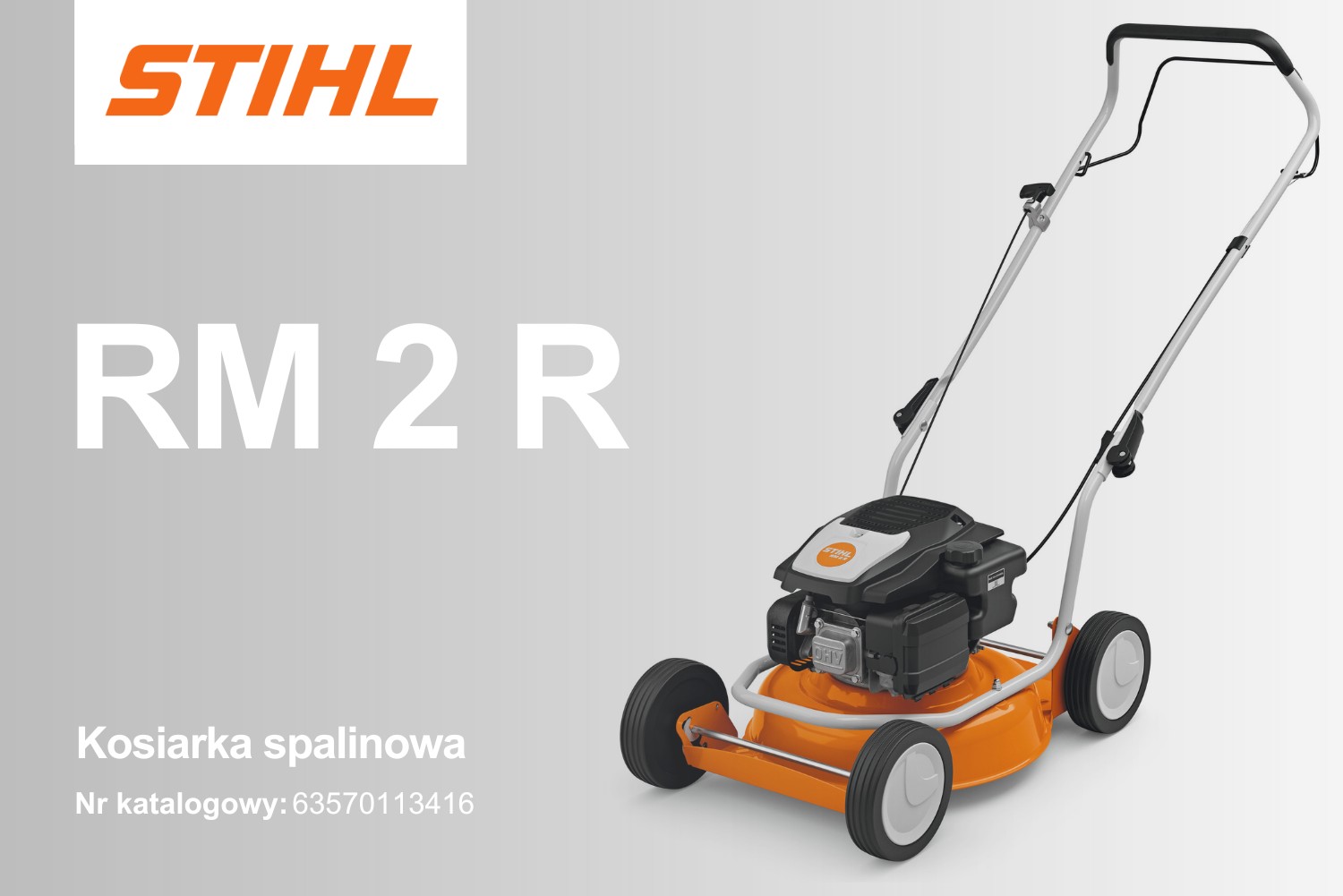 Kosiarka spalinowa Stihl RM 2 R do mulczowania - 63570113416