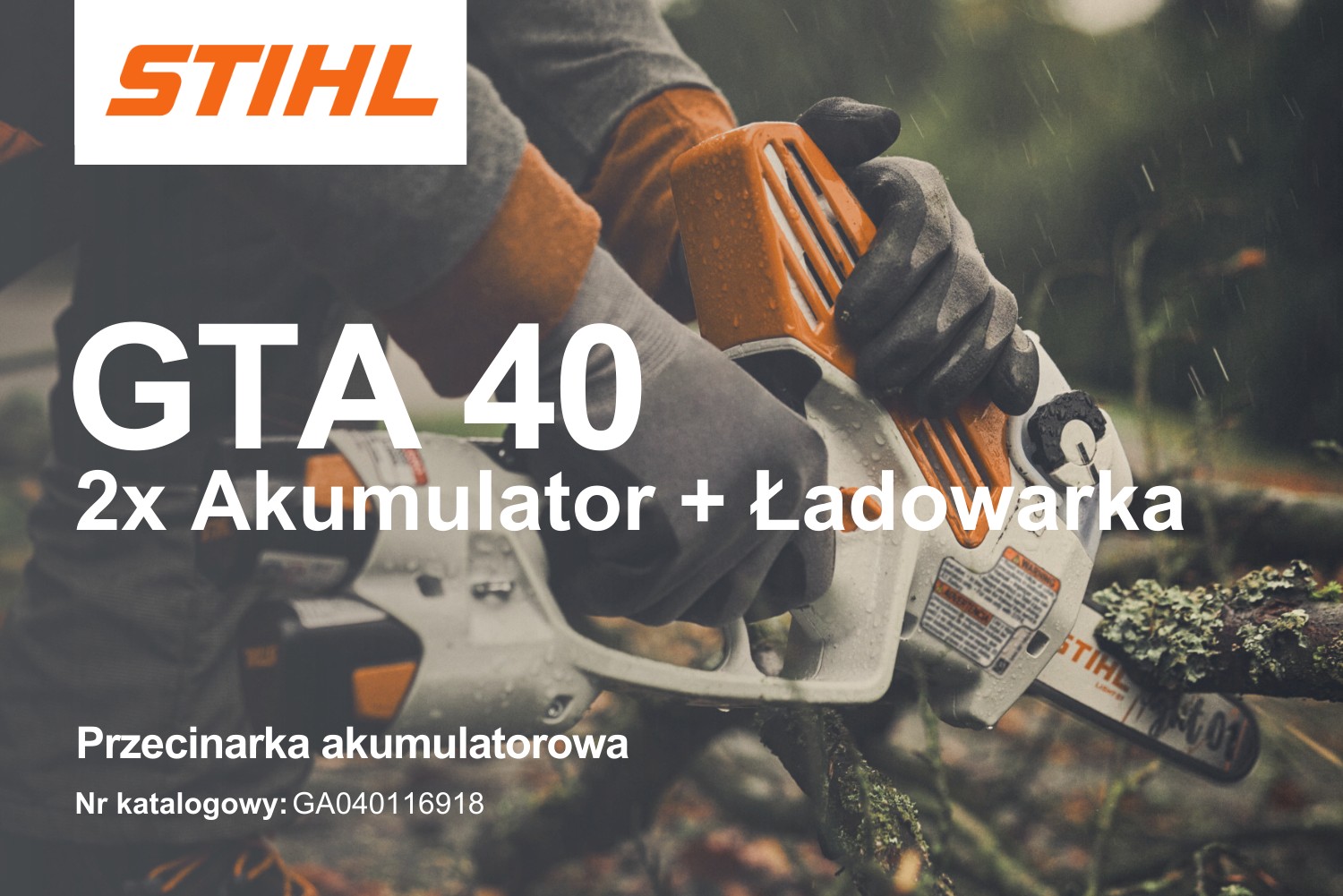 Mini pilarka akumulatorowa Stihl GTA 40 GA040116918 - 410 W, 15 cm, 21,6 V